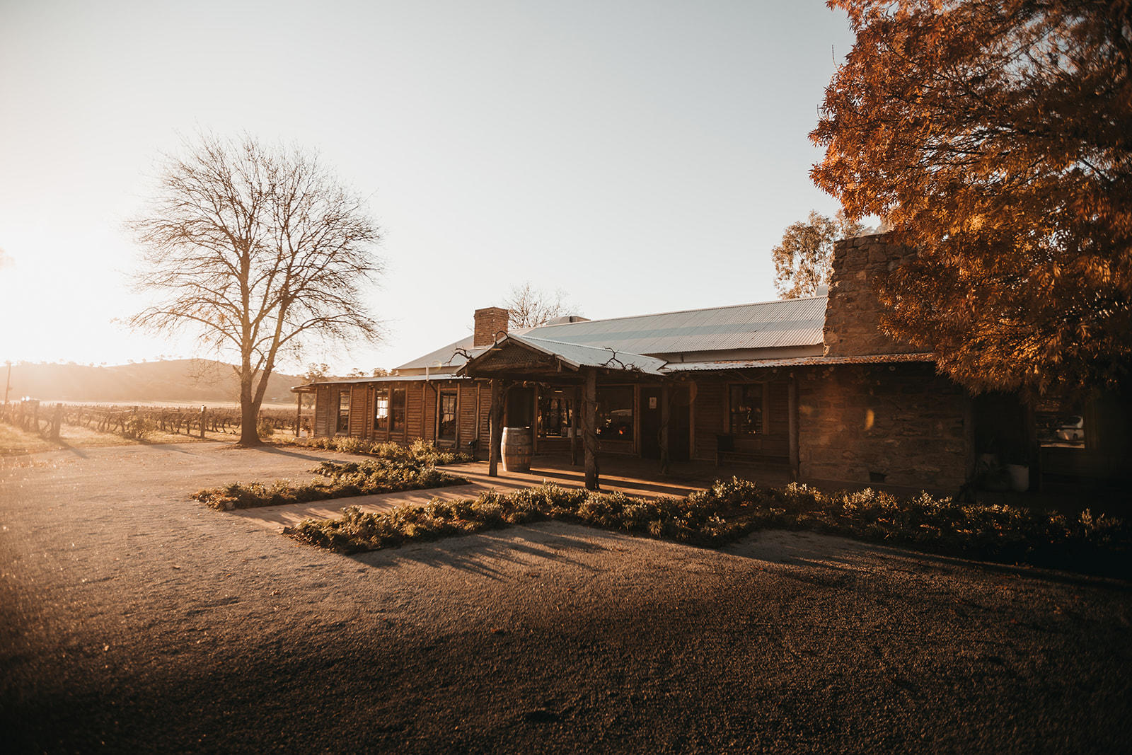 Entrance to the winery.