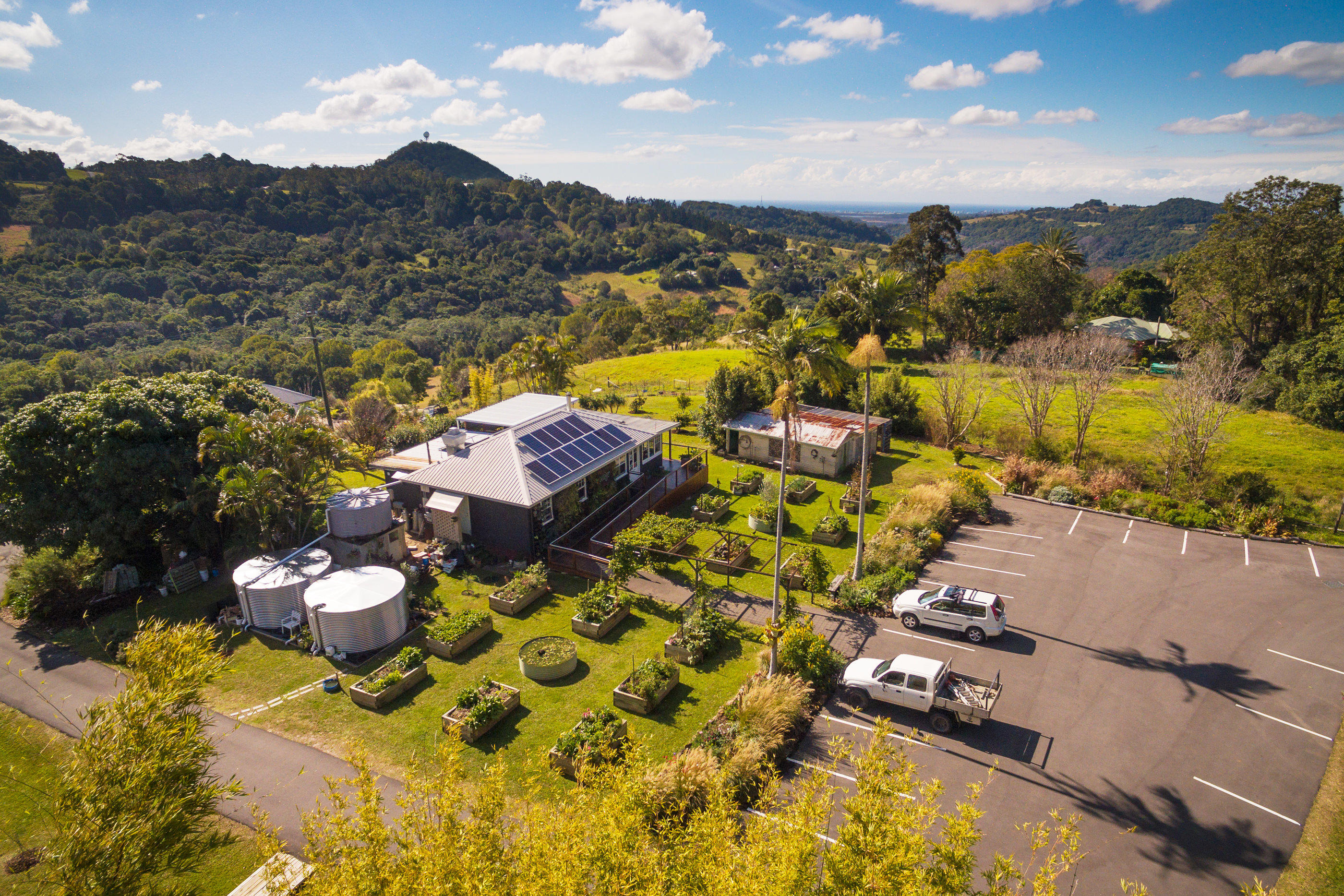 Aerial View of Potager