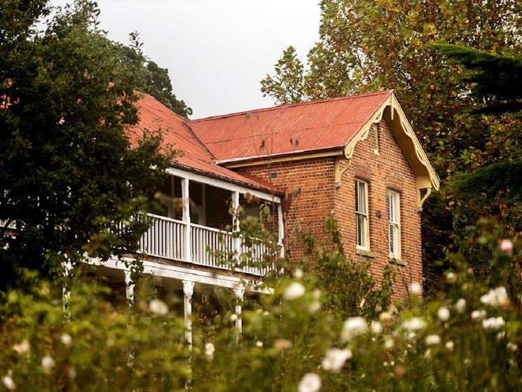 Doncaster House External view and gardens 