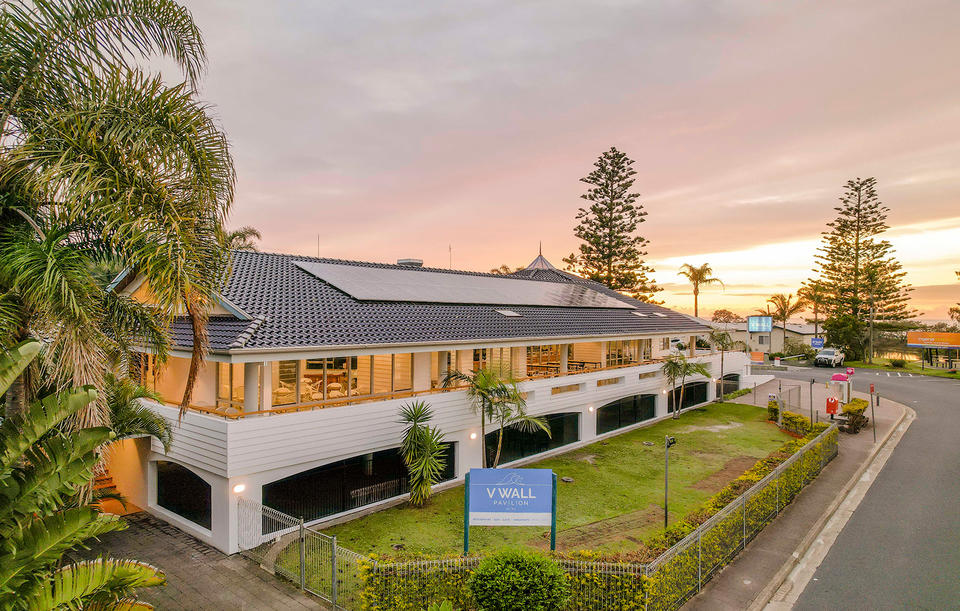 V Wall Pavilion