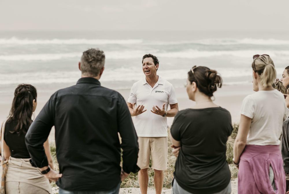 Tim Jack Adams beach facilitation
